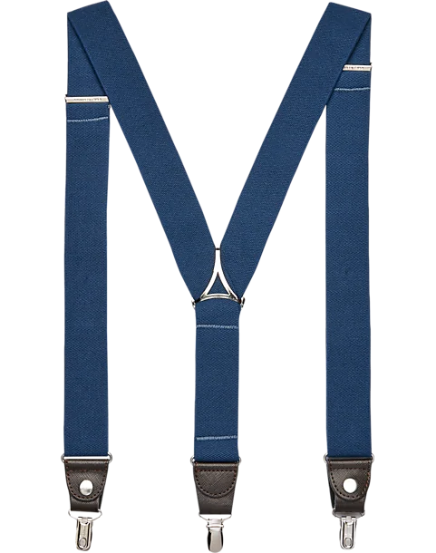 Blue Suspenders Background PNG Image
