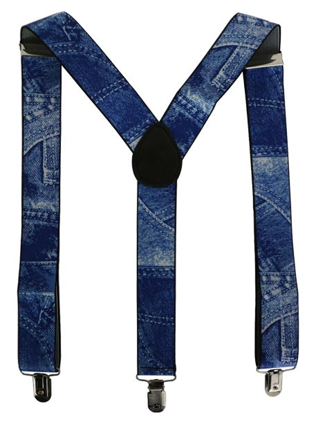 Blue Suspenders Transparent Background