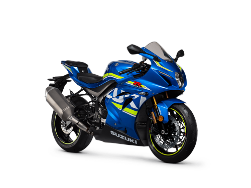 Blue Suzuki Motorcycle Transparent Free PNG