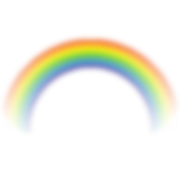 Blurry Rainbow Transparent File