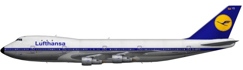 Boeing 747 Background PNG Image