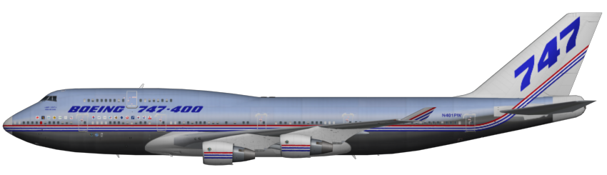 Boeing 747 Transparent Free PNG
