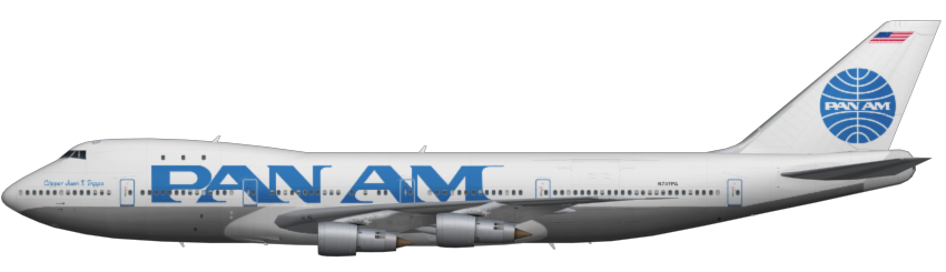 Boeing 747 Transparent Image