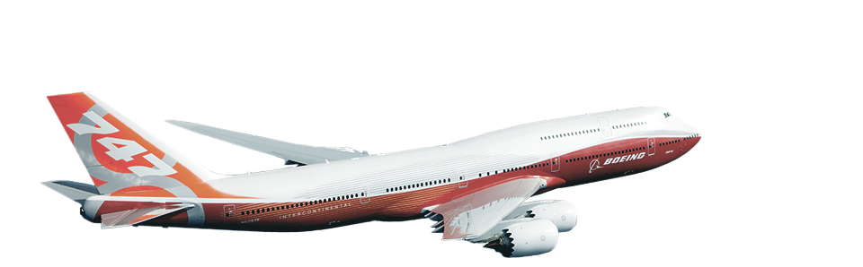Boeing Flying PNG Clipart Background