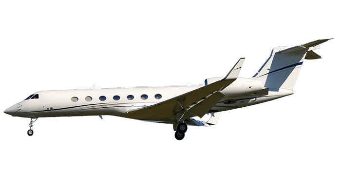 Bombardier Private Jet Plane Background PNG Image