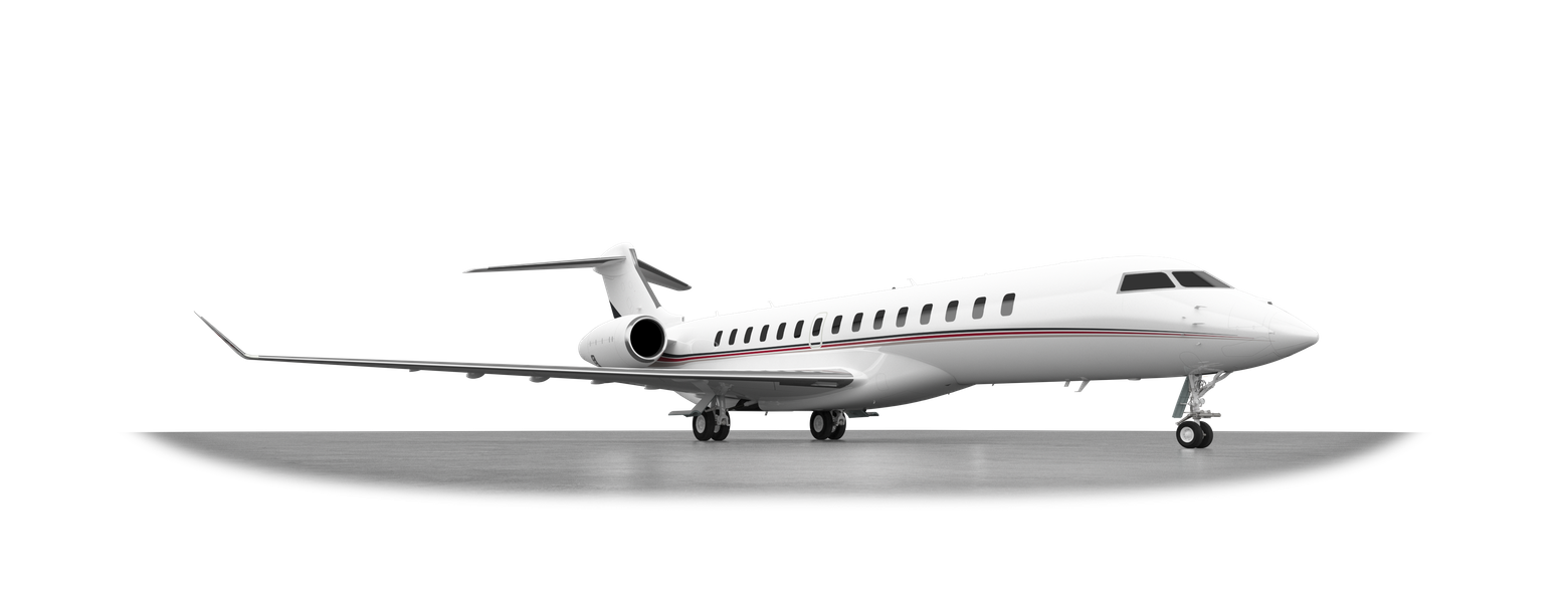 Bombardier Private Jet Plane PNG HD Quality