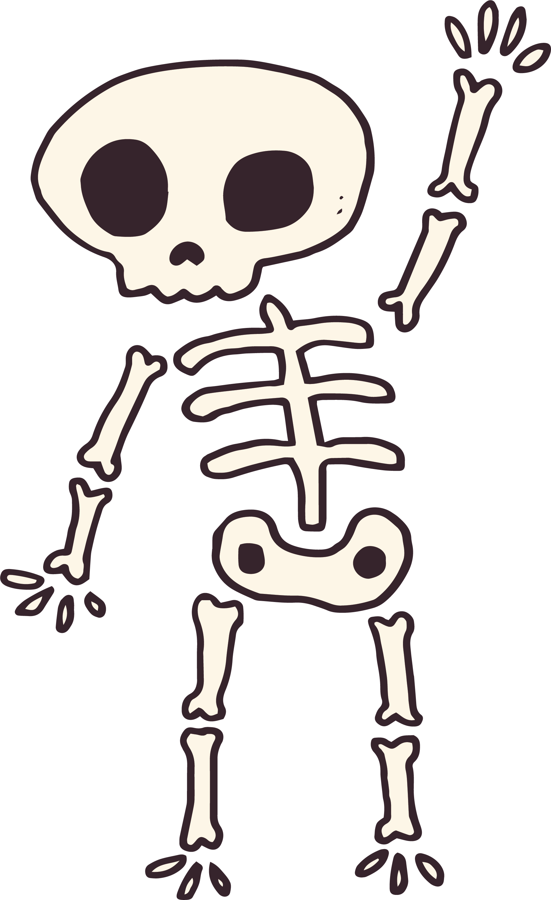 Bone Drawing PNG Background