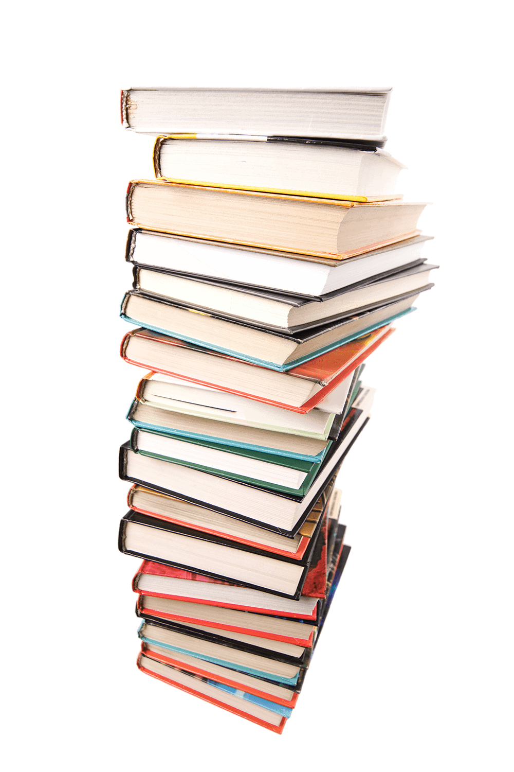Books Pile Background PNG Image