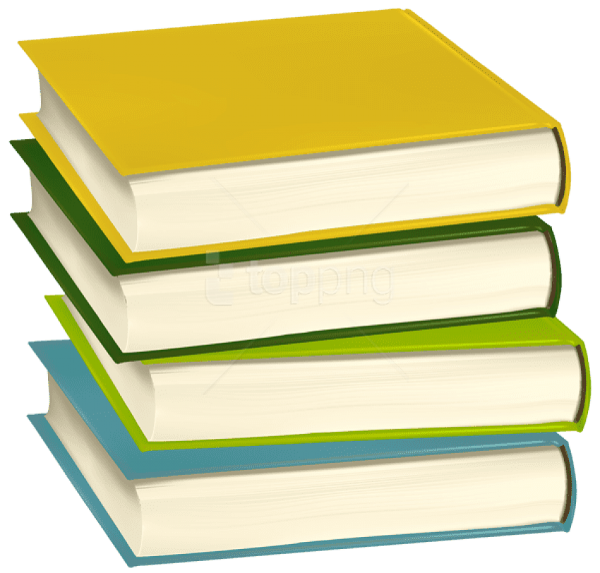 Books Pile PNG Clipart Background