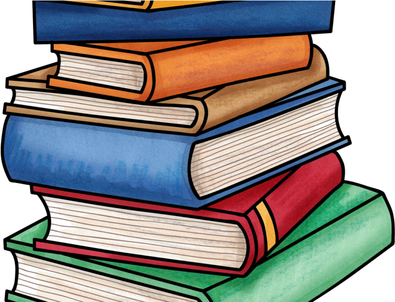 Books Pile PNG Photo Image