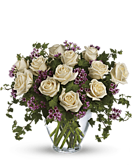 Bouquet Of White Roses PNG Pic Background