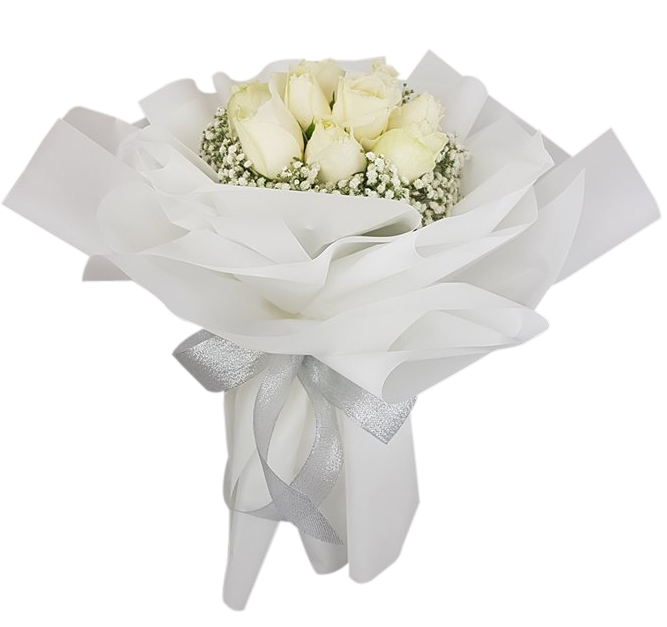 Bouquet Of White Roses Transparent Background