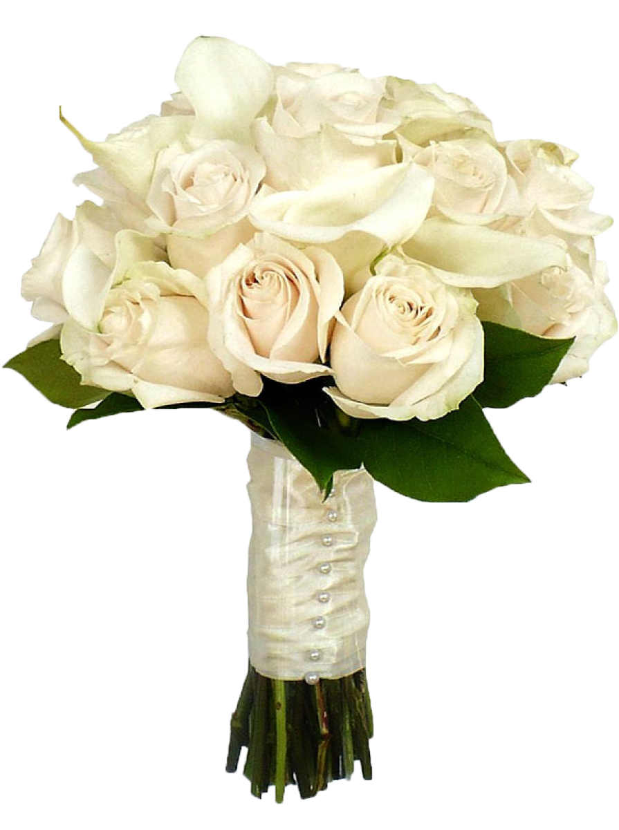 Bouquet Of White Roses Transparent Images
