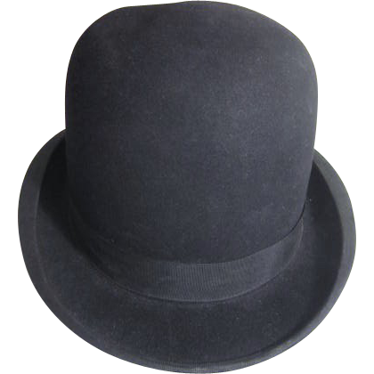 Bowler Hat Photo Background PNG Image