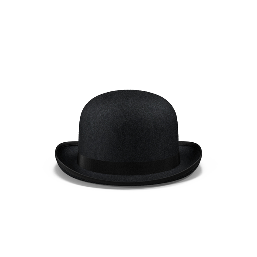 Bowler Hat Photo Background PNG