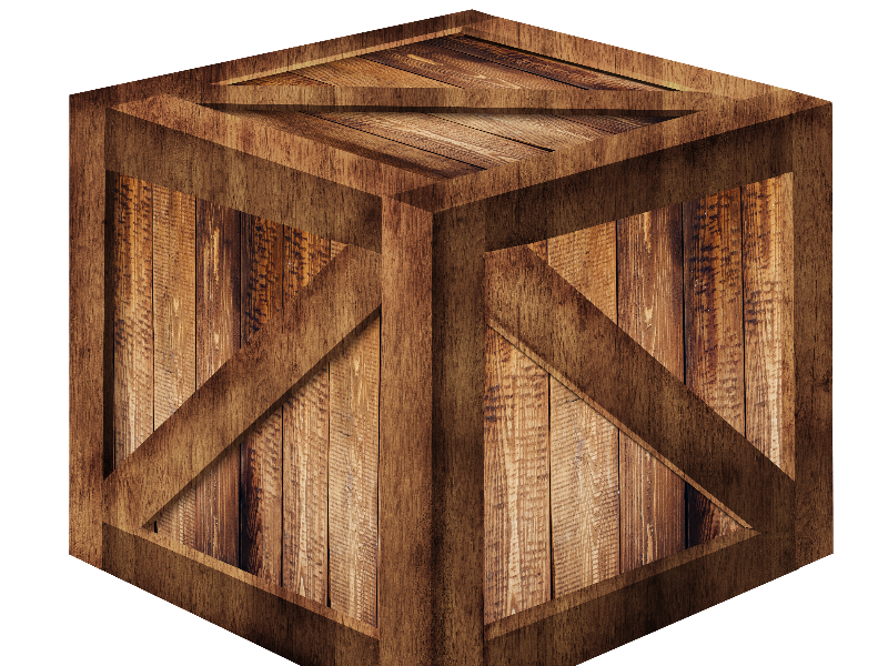 Box Wooden Crate PNG Images HD