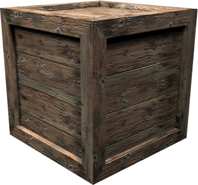 Box Wooden Crate Transparent File