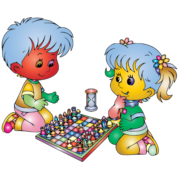 Boy And Girl Playing Background PNG Image