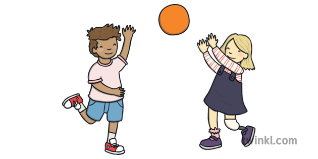 Boy And Girl Playing PNG Clipart Background
