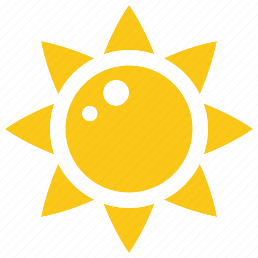 Bright Sun PNG Background