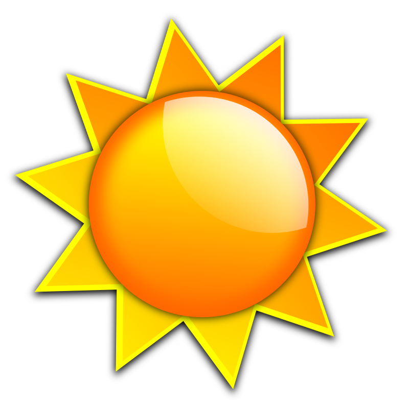 Bright Sun PNG Pic Background