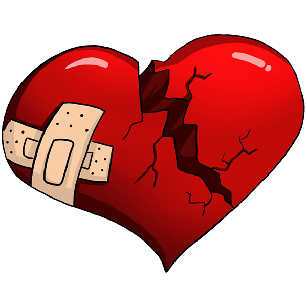 Broken Heart Symbol Transparent Images