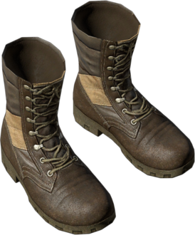 Brown Combat Boots Free PNG
