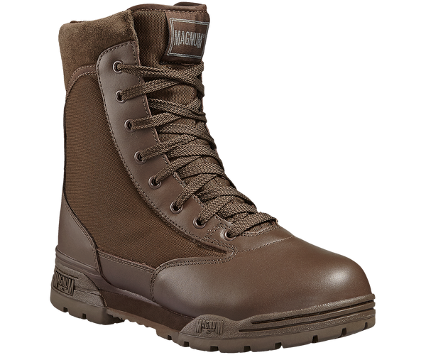 Brown Combat Boots Transparent Image