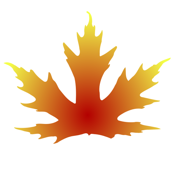 Brown Maple Leaf PNG Background