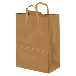 Brown Paper Shopping Bag Transparent PNG
