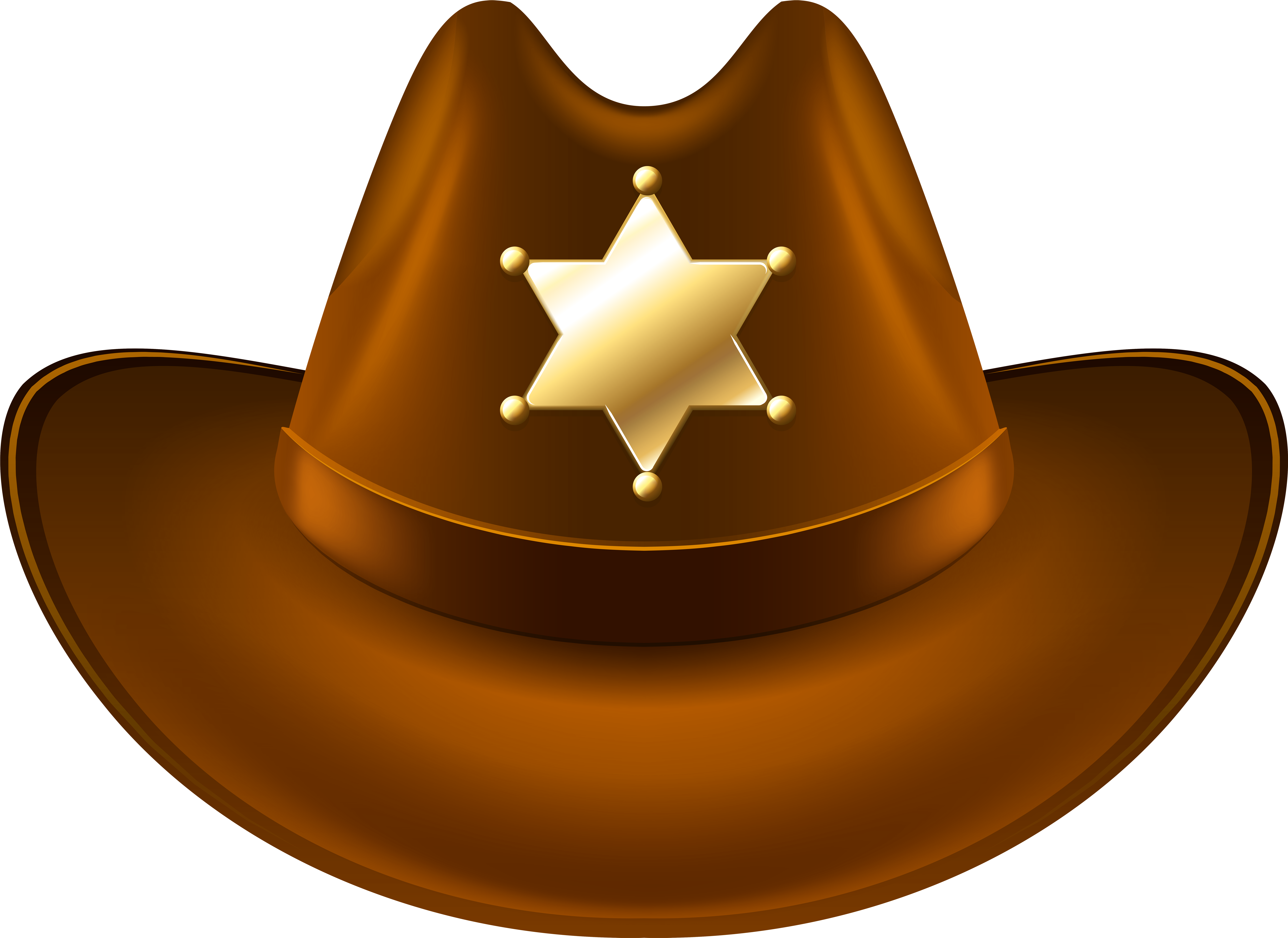 Brown Sheriffs Hat Free PNG