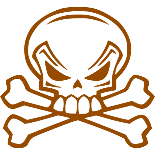 Brown Skull PNG HD Quality