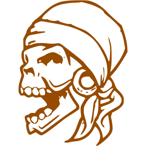 Brown Skull Transparent Image