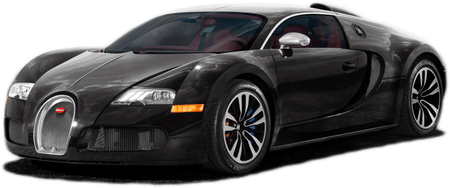Bugatti Black PNG Clipart Background