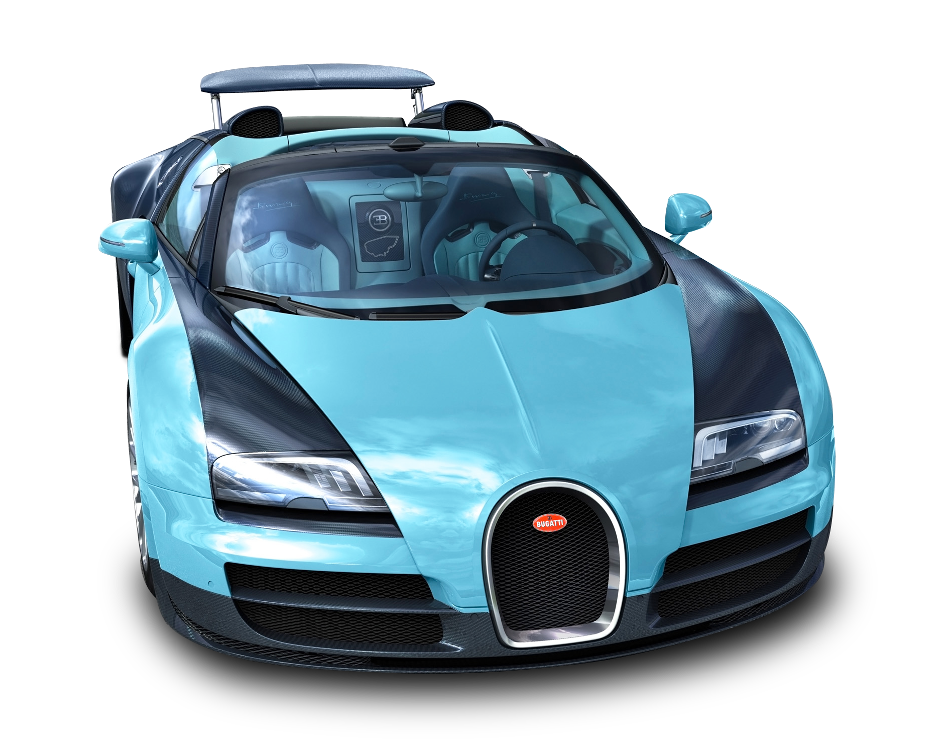 Bugatti Blue Transparent Free PNG