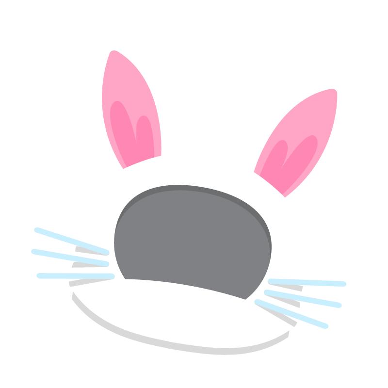 Bunny Ears PNG Clipart Background