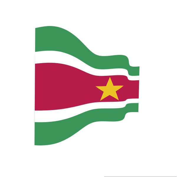 Burkina Faso Wave Flag Free PNG