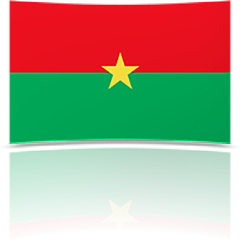 Burkina Faso Wave Flag PNG Free File Download