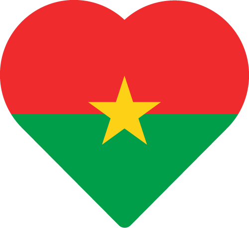 Burkina Faso Wave Flag PNG Photos