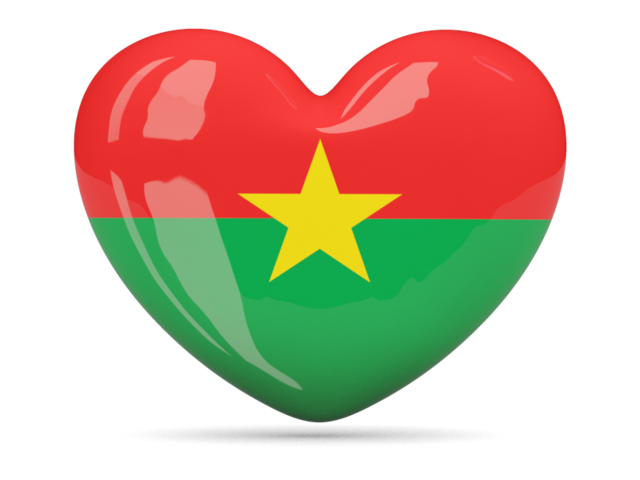 Burkina Faso Wave Flag PNG Pic Background