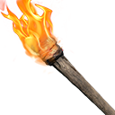 Burning Torch PNG Background
