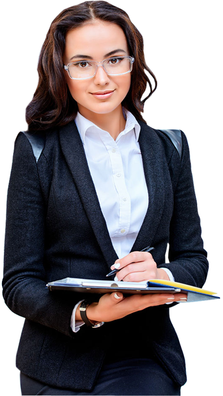Business Woman Background PNG
