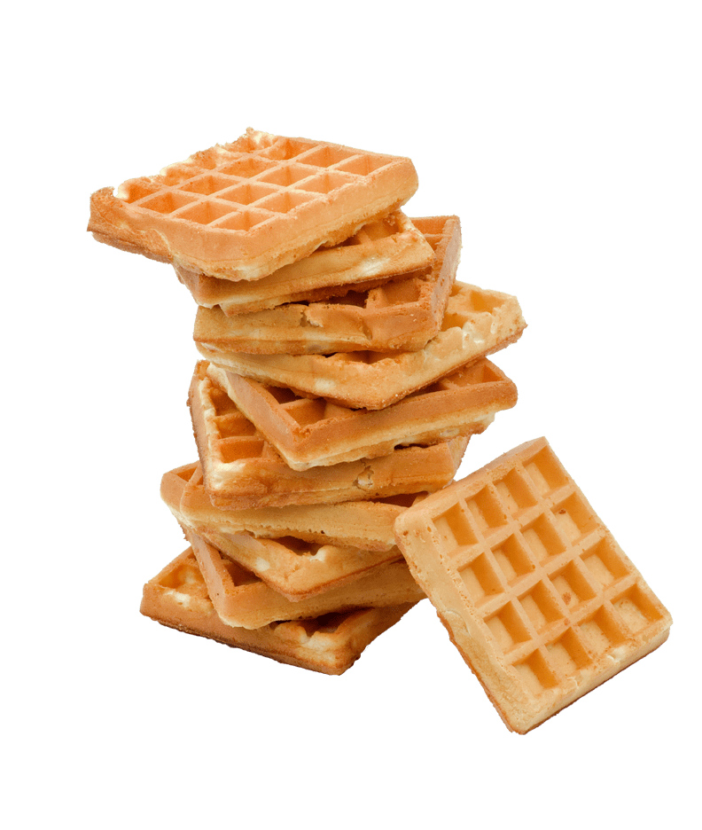 Butter Waffles PNG Clipart Background