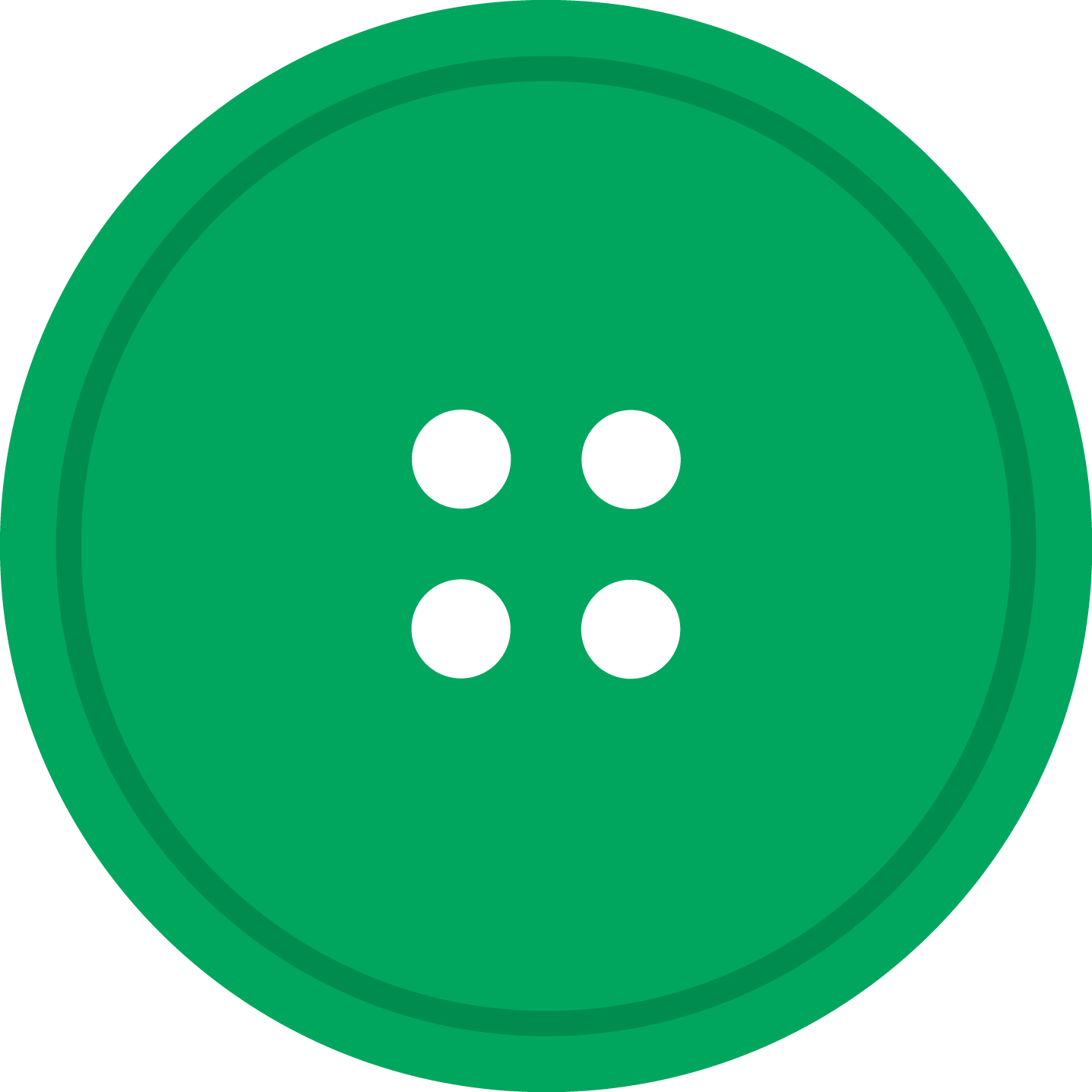 Button Clothes Green PNG HD Quality