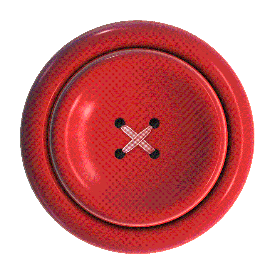 Button Clothes Red PNG HD Quality