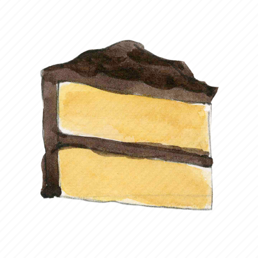 Cake Chocolate Slice Background PNG Image