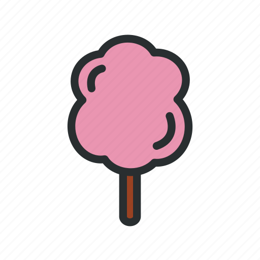 Candy Floss PNG Clipart Background