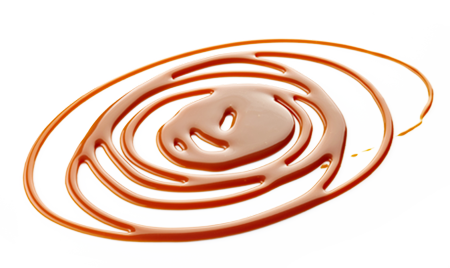 Caramel Swirl Background PNG Image