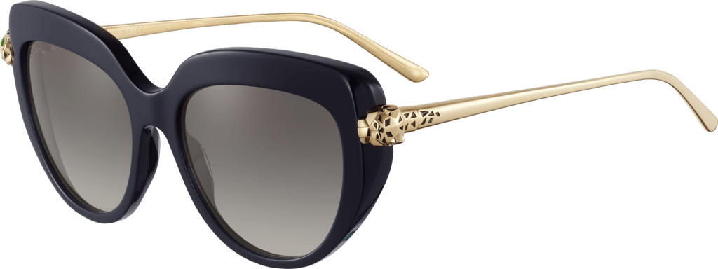 Cartier Sunglasses Black Transparent Background