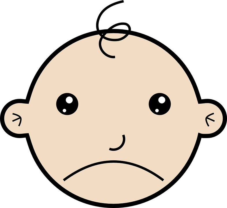 Cartoon Baby Crying PNG Free File Download